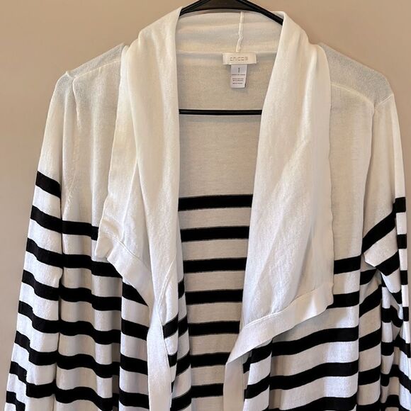 Womens’ Chico’s Open Cardigan Size 1 - Picture 2 of 4